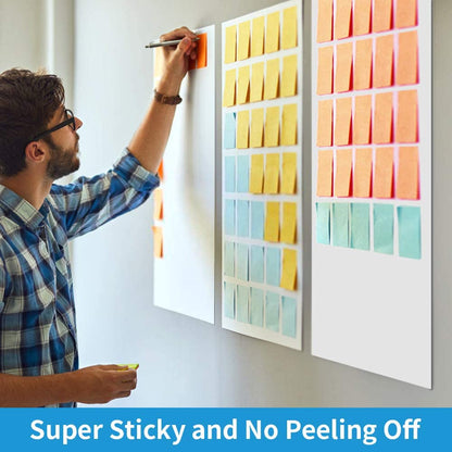 Sticky Easel Pad, 8 Pads, 25 x 30 Inches UPGRADED Anchor Chart Paper-YY03